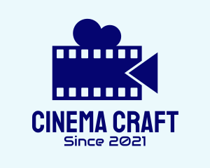 Filmmaking - Film Strip Video Camera logo design