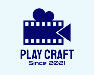 Film Strip Video Camera logo design