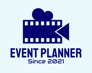 Director - Film Strip Video Camera logo design