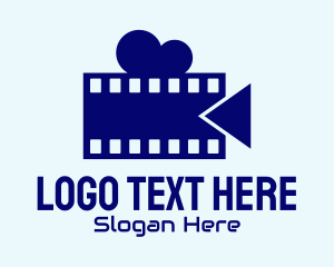 Film Strip Video Camera Logo