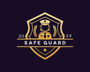 Police - Police Woman Security logo design