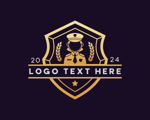 Sheriff - Police Woman Security logo design