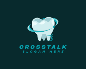 Dental Tooth Implant logo design