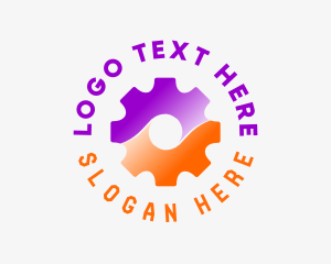 Startup - Digital Gear Software Technology logo design