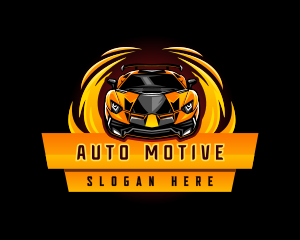 Vehicle - Car Racing Vehicle logo design