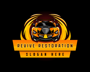 Restoration - Car Racing Vehicle logo design