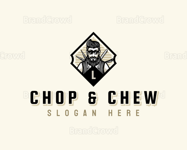 Beard Barbershop Stylist Logo