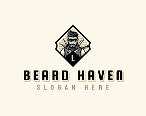Beard - Beard Barbershop Stylist logo design