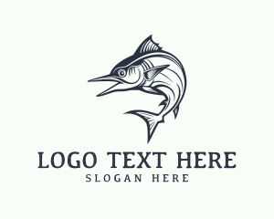 Marlin Fish Fishing Logo