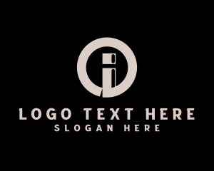 Monochrome - Information Business Letter I logo design