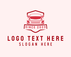 Sedan - Car Driving School Badge logo design