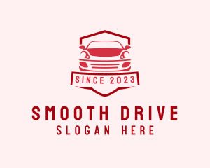 Car Driving School Badge logo design