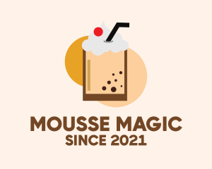 Mousse - Cream Milkshake Drink logo design