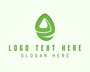 Mineral - Green E Gemstone logo design