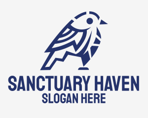 Blue Bird Sanctuary logo design