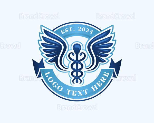 Medical Health Caduceus Logo