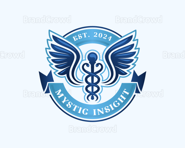 Medical Health Caduceus Logo