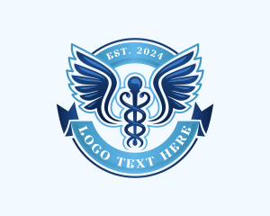 Health Care Provider - Medical Health Caduceus logo design