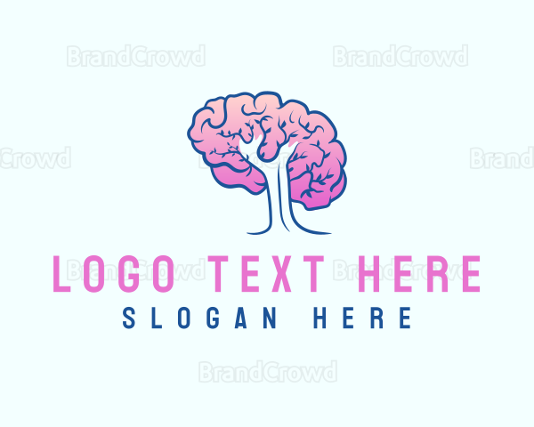 Mental Brain Tree Logo