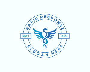 Paramedic - Caduceus Medical Hospital logo design