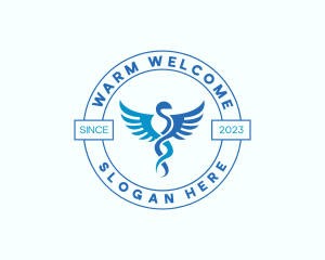 Caduceus Medical Hospital logo design