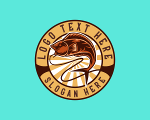 Tackle - Fish Bait Aquatic logo design