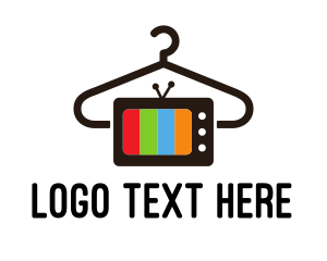 Tv - Hanger TV Channel logo design