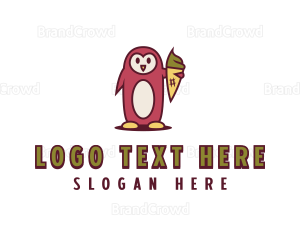 Gelato Penguin Creamery Logo