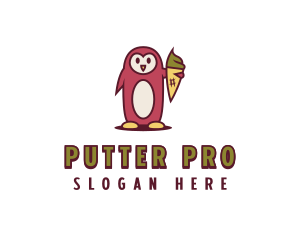 Gelato Penguin Creamery Logo