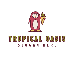 Gelato Penguin Creamery Logo