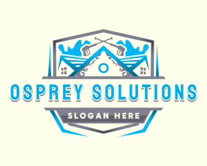 Pressure Washer Sanitation logo design