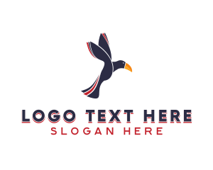 Birdie - Wildlife Toucan Bird logo design