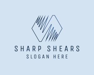 Zigzag Polygon Company logo design