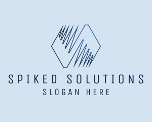 Zigzag Polygon Company logo design