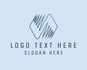 Spike - Zigzag Polygon Company logo design