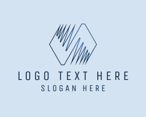 Zigzag Polygon Company Logo