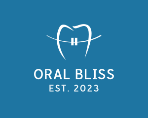 Oral - Tooth Dentist Braces logo design