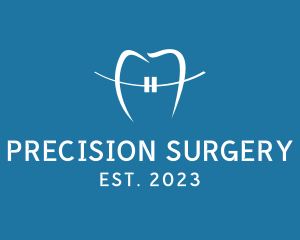 Surgery - Tooth Dentist Braces logo design