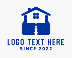 Home Builder - Thumbs Up Real Estate logo design