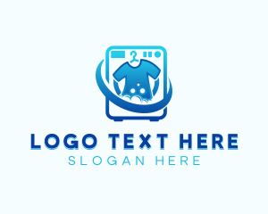 Clean - Laundry Dry Cleaning logo design