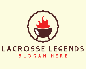 Smoked Hot Barbecue BBQ Grill logo design