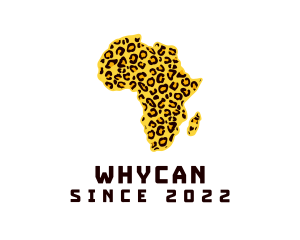 Tour - Leopard African Map logo design
