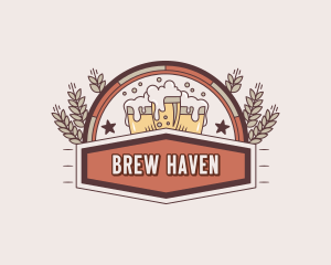 Liquor Beer Mug logo design