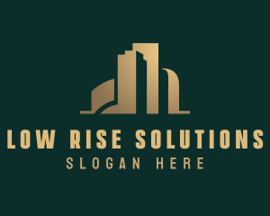 Construction Building Realty logo design