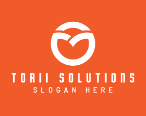 Modern Round Company logo design