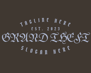 Gothic Retro Tattoo Logo