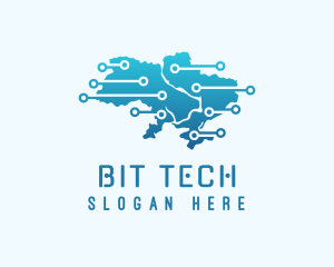 Tech Network Ukraine logo design