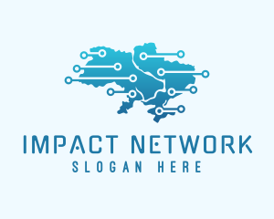 Tech Network Ukraine logo design