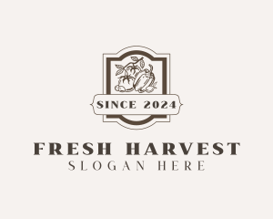 Produce - Organic Produce Farm logo design