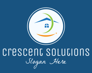 Crescent - Crescent Realty House logo design